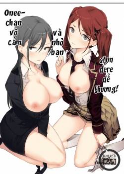 kinjo-no-tsuntsun-imouto-to-muhyoujou-ane-ni-semarare-ecchi